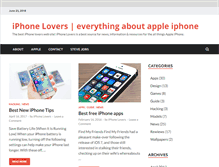 Tablet Screenshot of iphonelovers.com